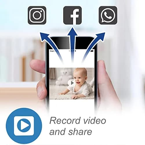 VTech RM7764-2HD Smart WiFi Baby Monitor with 2 Cameras, 1080p HD Video, 360° Pan & Tilt, 10x Zoom, 7" HD Parent Unit, 2 Cameras (2-Pack) thumbnail 7