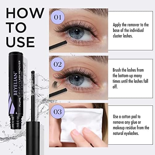 BEYELIAN Lash Remover 5g | Gentle & Deep Clean for Eyelash Extensions thumbnail 6