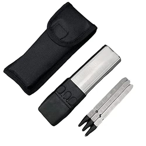 POPOTR Huge Power Toy Self Defensive Ballistic Dart Gun 5.3" x 1.4" x 1" | Solid Stainless Steel Dart Launcher thumbnail 9