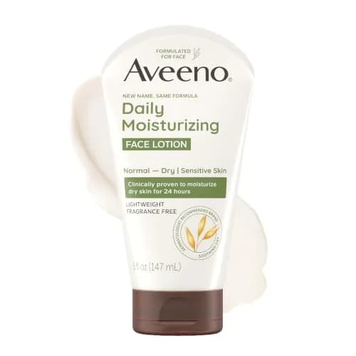 Aveeno Daily Moisturizing Face Lotion Fragrance-Free 141ml (5 oz) | Prebiotic Oat for 24-Hour Hydration thumbnail 1
