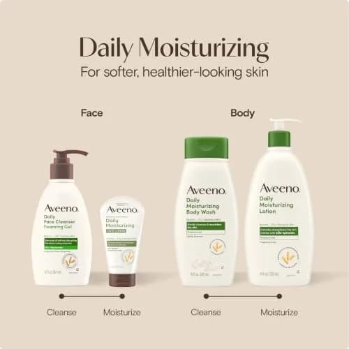 Aveeno Daily Moisturizing Face Lotion Fragrance-Free 141ml (5 oz) | Prebiotic Oat for 24-Hour Hydration thumbnail 7