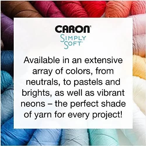 Caron Simply Soft Party Acrylic Yarn 255 g (8.99 oz) 3-Pack | Sparkle Crochet & Knitting Yarn thumbnail 3
