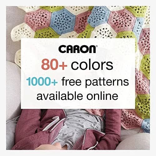 Caron Simply Soft Paints Yarn for Crocheting, Baby Brights, 3-Pack | 705 yards (645 m) Worsted Weight Acrylic Yarn thumbnail 7
