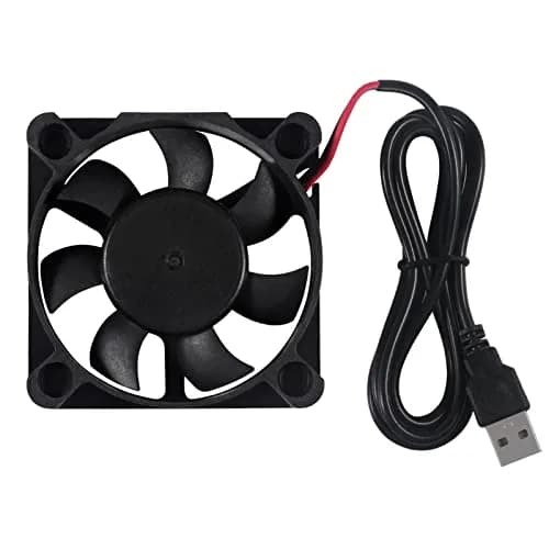DWEII 2-Pack 50mm USB Fan 5V Brushless DC Cooling Fan | Compact, Quiet & Ideal for Small Appliances thumbnail 4