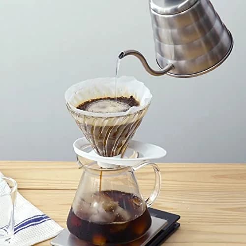 HARIO V60 Heat-resistant Glass Pour Over Coffee Dripper 600ml (0.6L) | Brew Coffee with Clarity thumbnail 5