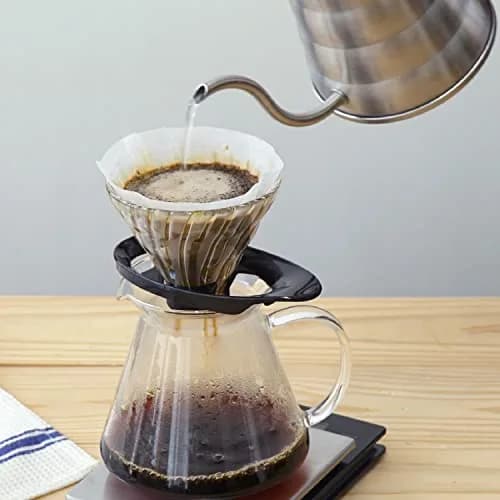 HARIO V60 Heat-resistant Glass Pour Over Coffee Dripper 600ml (0.6L) | Brew Coffee with Clarity thumbnail 6