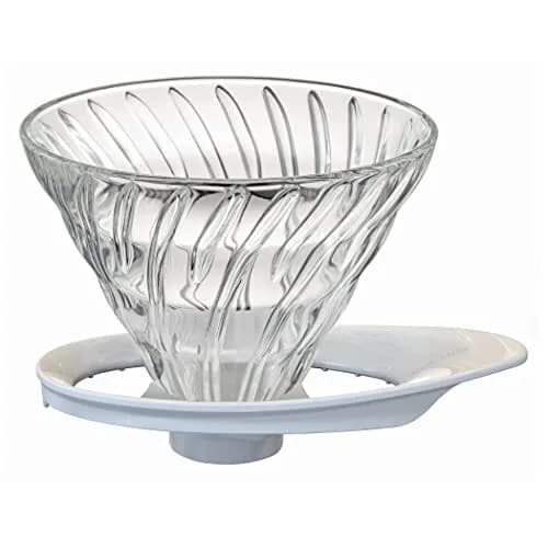 HARIO V60 Heat-resistant Glass Pour Over Coffee Dripper 600ml (0.6L) | Brew Coffee with Clarity thumbnail 1