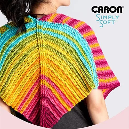 Caron Simply Soft Tweeds Yarn Off White 3-Pack | 100% Acrylic Worsted Weight for Crochet & Knitting thumbnail 4