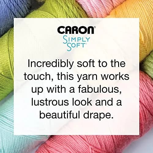 Caron Simply Soft Tweeds Yarn Off White 3-Pack | 100% Acrylic Worsted Weight for Crochet & Knitting thumbnail 8