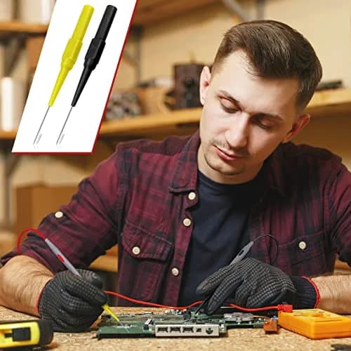 OIIKI 10Pcs 0.7mm Test Probe Pins | Non-Destructive Insulation Piercing Needle Testers thumbnail 6