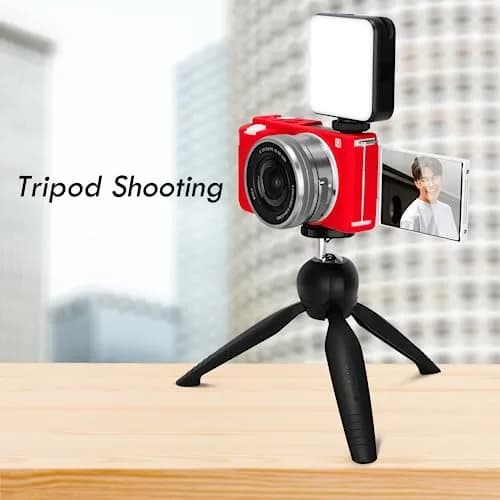 Rieibi ZVE10 Case, Soft Silicone Protective Cover for Sony ZV-E10 - Red | Precise Fit & Lightweight thumbnail 5