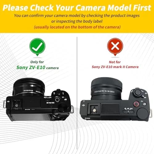 Rieibi ZVE10 Case, Soft Silicone Protective Cover for Sony ZV-E10 - Red | Precise Fit & Lightweight thumbnail 2