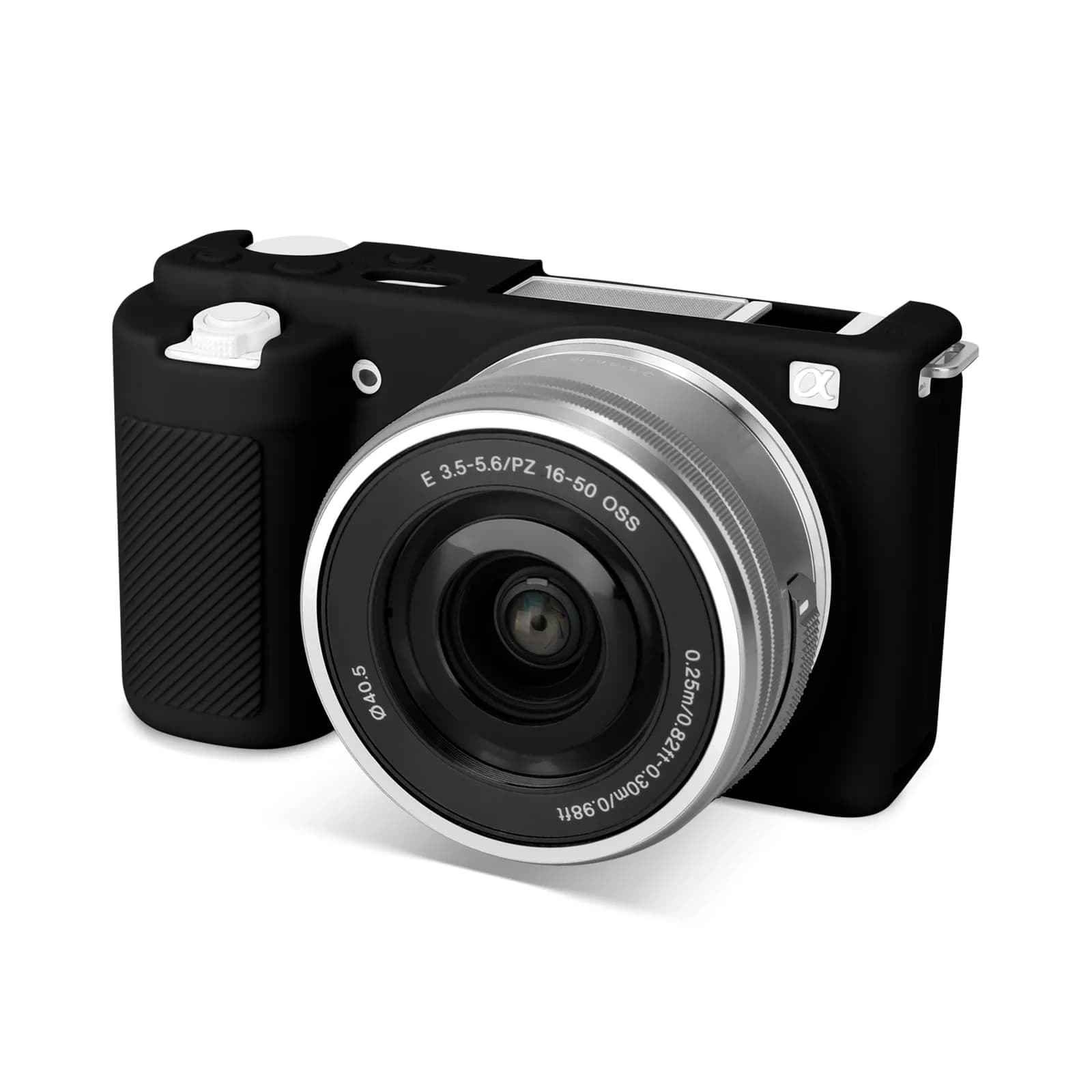 Rieibi ZVE10 Case, Soft Silicone Protective Cover for Sony ZV-E10 ZVE10 Camera, Lightweight Rubber Guard (Not for ZV-E10 Mark II) - main product image