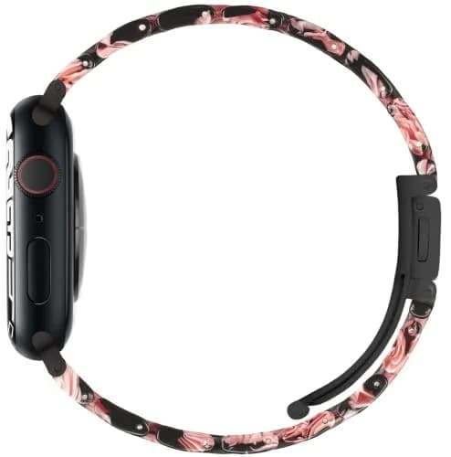 Vamyzji Compatible with Apple Watch Band 42mm Series 10 | Waterproof Resin Strap for Women Men (38mm/40mm/41mm/42mm) thumbnail 4