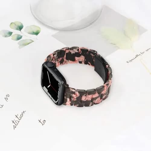 Vamyzji Compatible with Apple Watch Band 42mm Series 10 | Waterproof Resin Strap for Women Men (38mm/40mm/41mm/42mm) thumbnail 5