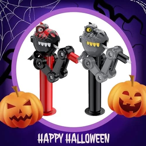 HDLNKAK Dinosaur Lollipop Holder 2-Pack | BPA-Free ABS Plastic Toy thumbnail 6