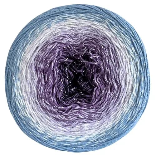 YarnArt Flowers Moonlight Gradient Cotton Acrylic Yarn 250g | Shiny Multicolor Crochet & Knitting thumbnail 1