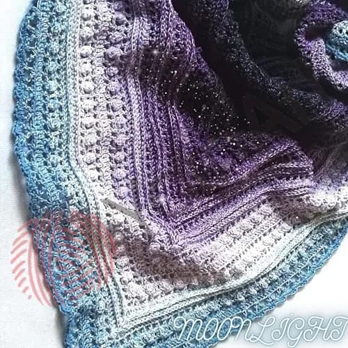 YarnArt Flowers Moonlight Gradient Cotton Acrylic Yarn 250g | Shiny Multicolor Crochet & Knitting thumbnail 5