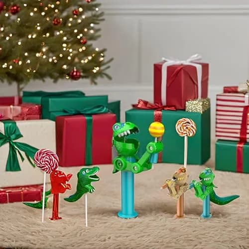 HDLNKAK Dinosaur Lollipop Holder 2-Pack | Fun BPA-Free Toy for Kids Over 3 thumbnail 6