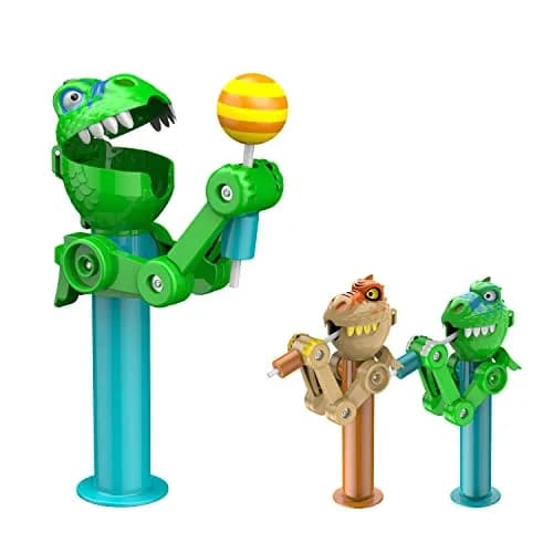 HDLNKAK Dinosaur Lollipop Holder 2-Pack | Fun BPA-Free Toy for Kids Over 3 thumbnail 1