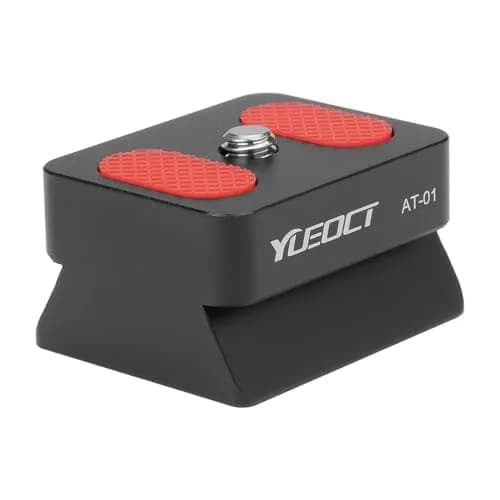 YUEOCT Camera Adapter Mount for Telescope Finder Scope Dovetail Base Shoe | Aluminum, Silver, 39x32x21mm thumbnail 1