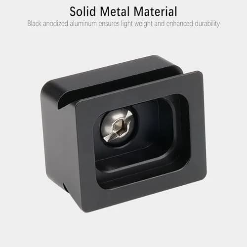YUEOCT Camera Adapter Mount for Telescope Finder Scope Dovetail Base Shoe | Aluminum, Silver, 39x32x21mm thumbnail 5