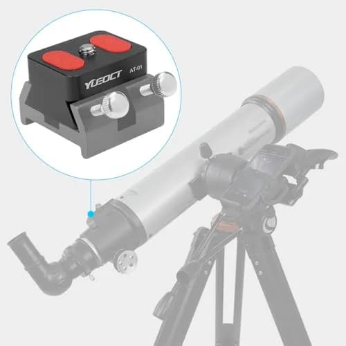 YUEOCT Camera Adapter Mount for Telescope Finder Scope Dovetail Base Shoe | Aluminum, Silver, 39x32x21mm thumbnail 6