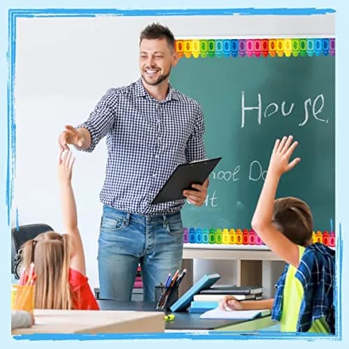 ERKE 60 Feet Crayon Bulletin Board Borders | 18.3m (60 ft) Classroom Trim thumbnail 6