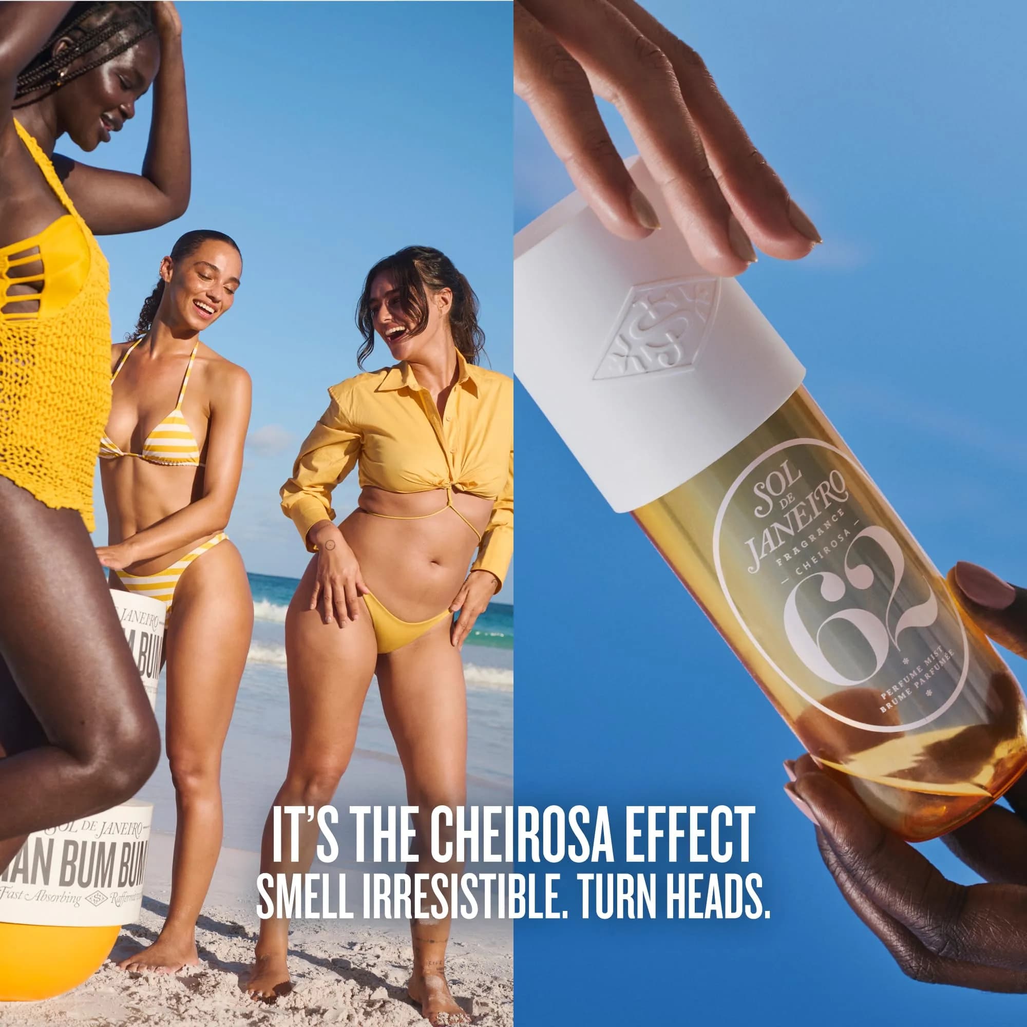 Sol de Janeiro Cheirosa 62 Hair & Body Fragrance Mist Travel Size 90mL (3 fl oz) | Warm Gourmand Scent - view 6