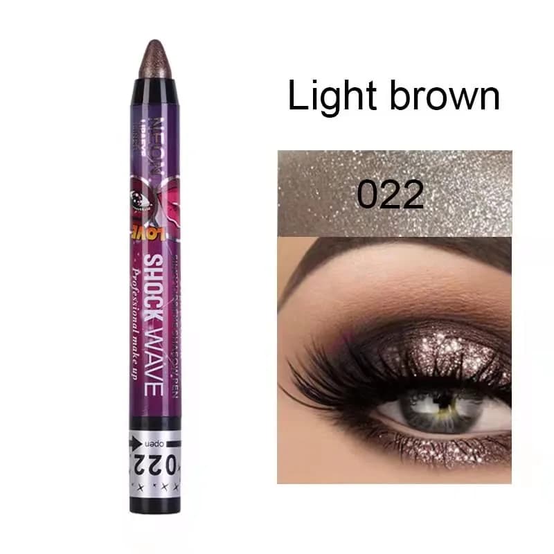 MEICOLY 6 Pcs Eyeshadow Stick Set, Brown Champagne Gold Black Shimmer Crayon | Pro Shiny Bright Starter Rotating Eyeshadow Sticks thumbnail 4
