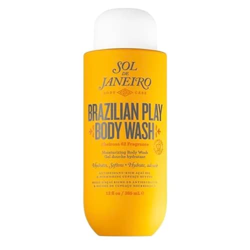 Sol de Janeiro Brazilian Play Moisturizing Shower Cream Gel Body Wash 385mL (13.0 Fl Oz) | Sulfate-Free Hydration — 13 Fl Oz