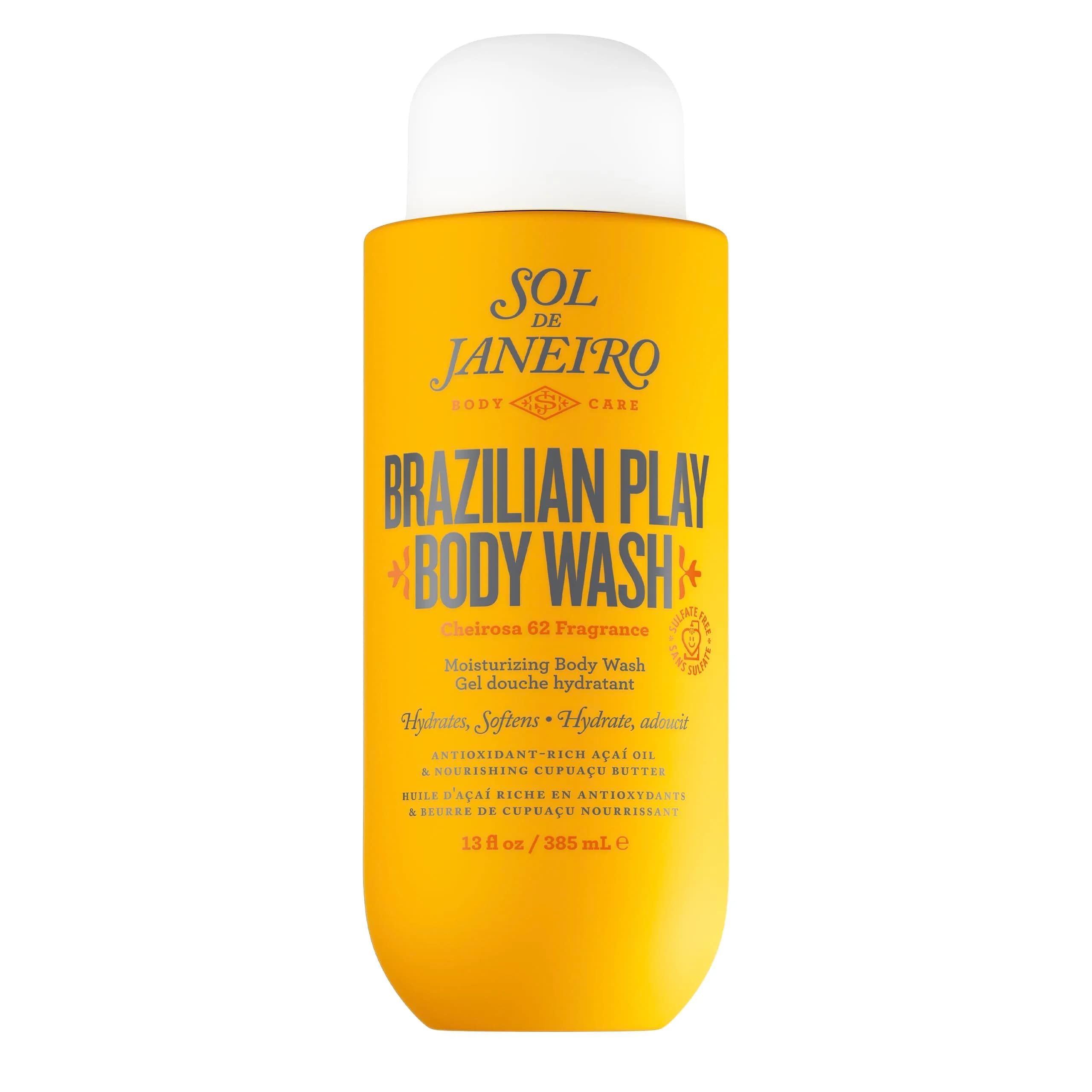 Sol de Janeiro Brazilian Play Moisturizing Shower Cream Gel Body Wash 385mL (13.0 Fl Oz) | Sulfate-Free Hydration - main product image