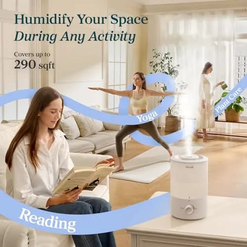 Levoit Dual 150 Cool Mist Humidifier 3L (0.79 Gallon) | Quiet Operation for Bedrooms thumbnail 6