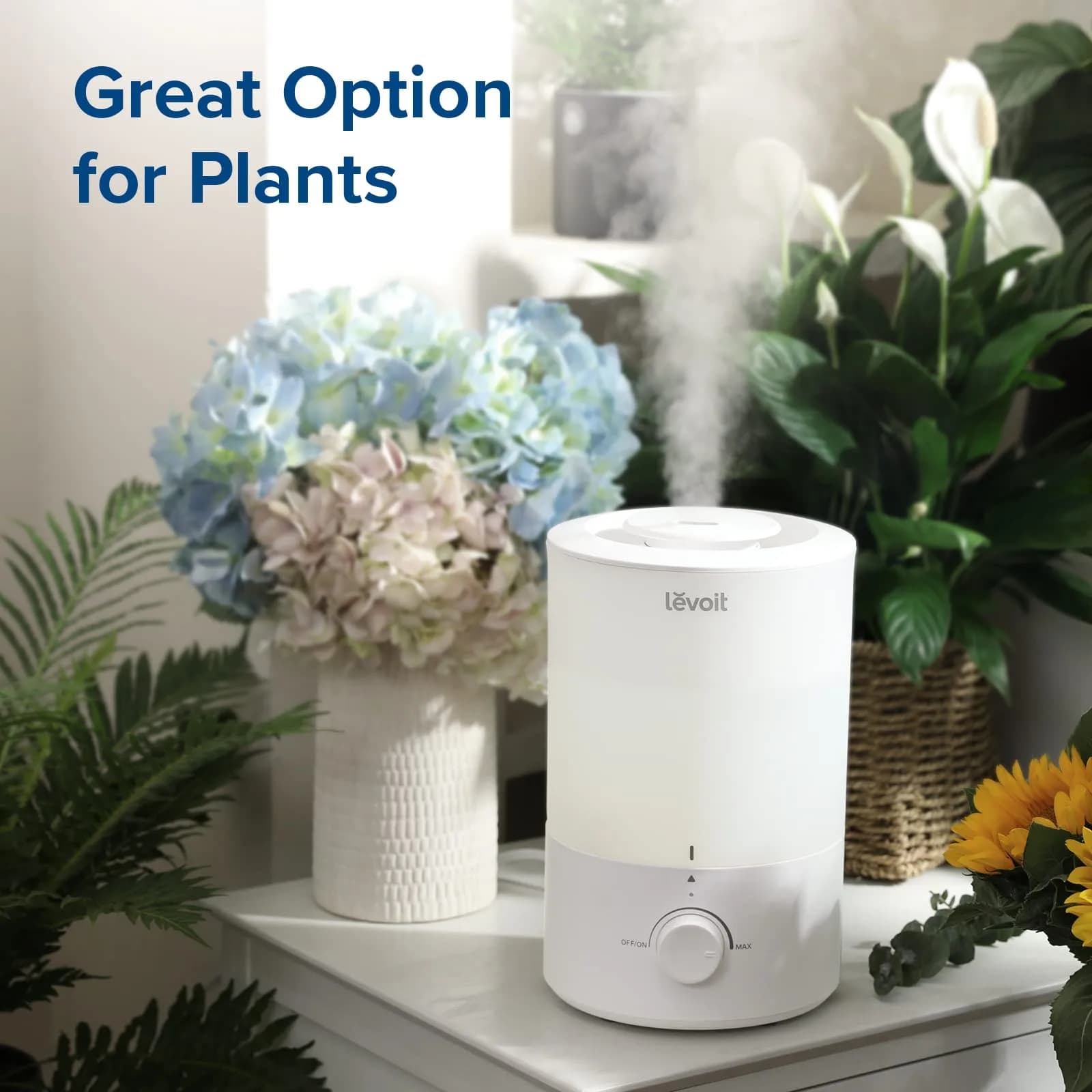 Levoit Dual 150 Cool Mist Humidifier 3L (0.79 Gallon) | Quiet Operation for Bedrooms - view 7