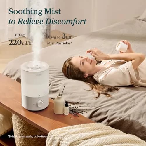 Levoit Dual 150 Cool Mist Humidifier 3L (0.79 Gallon) | Quiet Operation for Bedrooms thumbnail 2