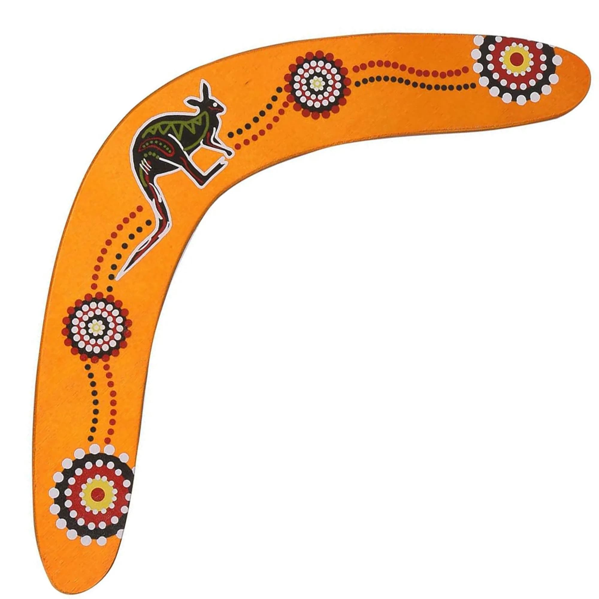 Inborntrait V-Shaped Boomerang Blue | Handmade Wooden Returning Boomerang for Ages 10+ & Adults — Light Brown / 1PK