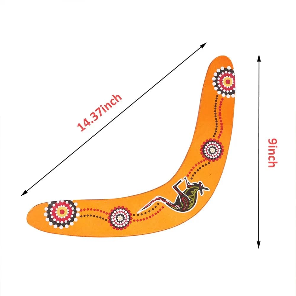 Inborntrait V-Shaped Boomerang 33.4cm (13.15 inch) | Handmade Wooden Outdoor Toy for Ages 10+ - view 5