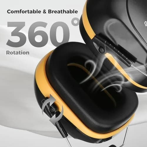 ProCase Hearing Protection Ear Muffs NRR 28dB, Noise Cancelling Headphones | 28 dB Noise Reduction thumbnail 4