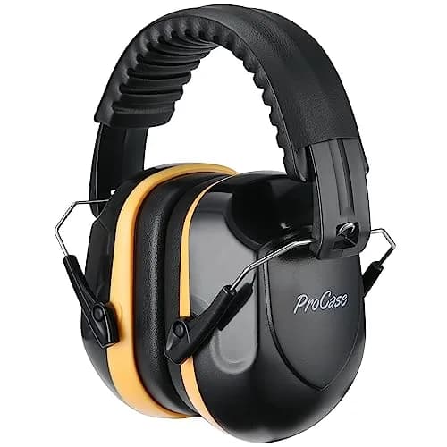ProCase Hearing Protection Ear Muffs NRR 28dB, Noise Cancelling Headphones | 28 dB Noise Reduction thumbnail 1