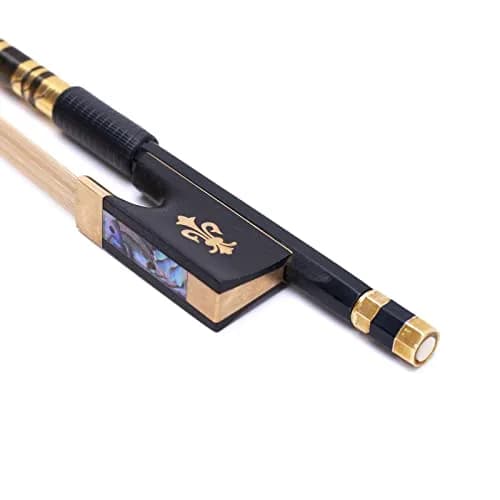 AMZZ 4/4 Full Size Professional Carbon Fiber Violin Bow with Case | Balanced for Dynamic Expression thumbnail 2