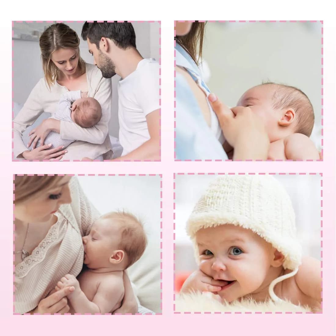 YIYEE Nipple Shields for Breastfeeding Newborn (2 Count, Clear) | USA Import for Latch Support - view 6