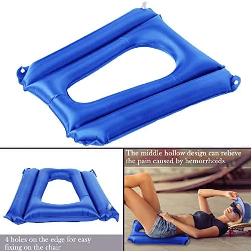Namalu Blue Body Positioner | Pressure Sore Relief Cushion for Elderly & Bedridden (17.9 x 15.7 inches) thumbnail 4
