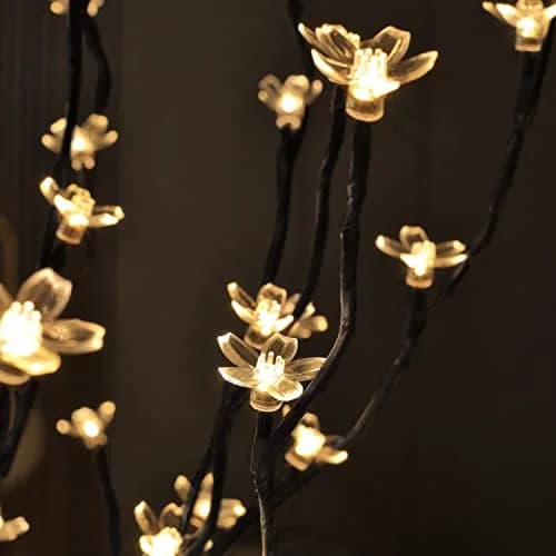 LIGHTSHARE Cherry Blossom Tree 4FT, 5FT & 6.5FT | Warm White LED Decor for Indoor & Outdoor thumbnail 8