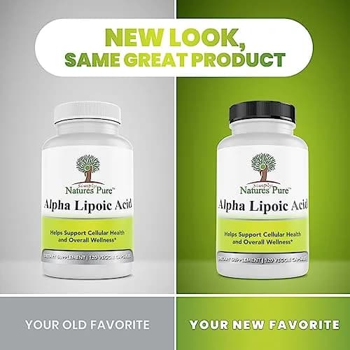 Simply Natures Pure Alpha Lipoic Acid 600mg 360 Veggie Capsules | Antioxidant Supplement thumbnail 2