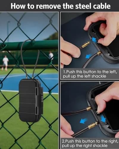AMIR Portable Safe Box, Combination Security Case LockBox Waterproof Impact-Resistant 52.5 cu in | Travel & Home Security thumbnail 7
