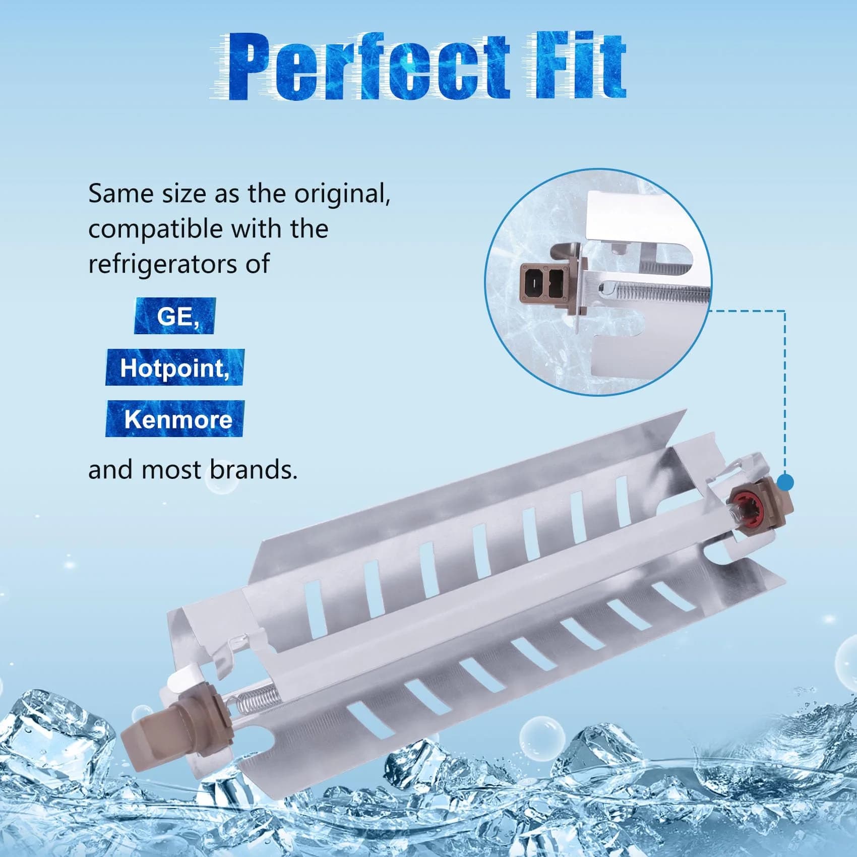 M Motico Refrigerator Defrost Heater Kit WR51X10055 with Sensor WR55X10025 and Thermostat WR50X10068 | Appliance Parts & Accessories Value Pack - view 6