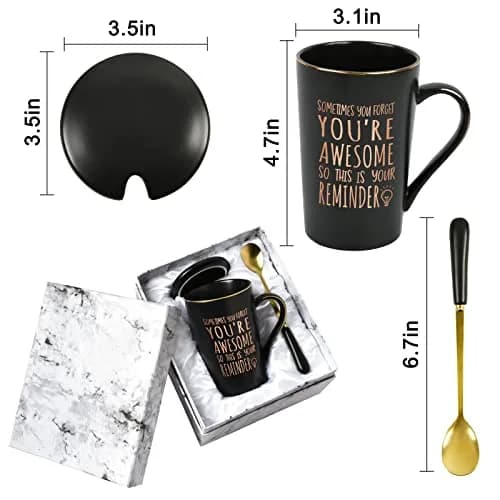 Maustic You Are Awesome Mug 414ml (14 Fl Oz) | Inspirational Gift for Men & Women thumbnail 8
