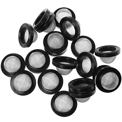 SQXBK Hose Filter Net 20PCS Seal O Ring Hose Rubber Washers for 1/2 Inch Shower Head | Durable Stainless Steel & Rubber thumbnail 1