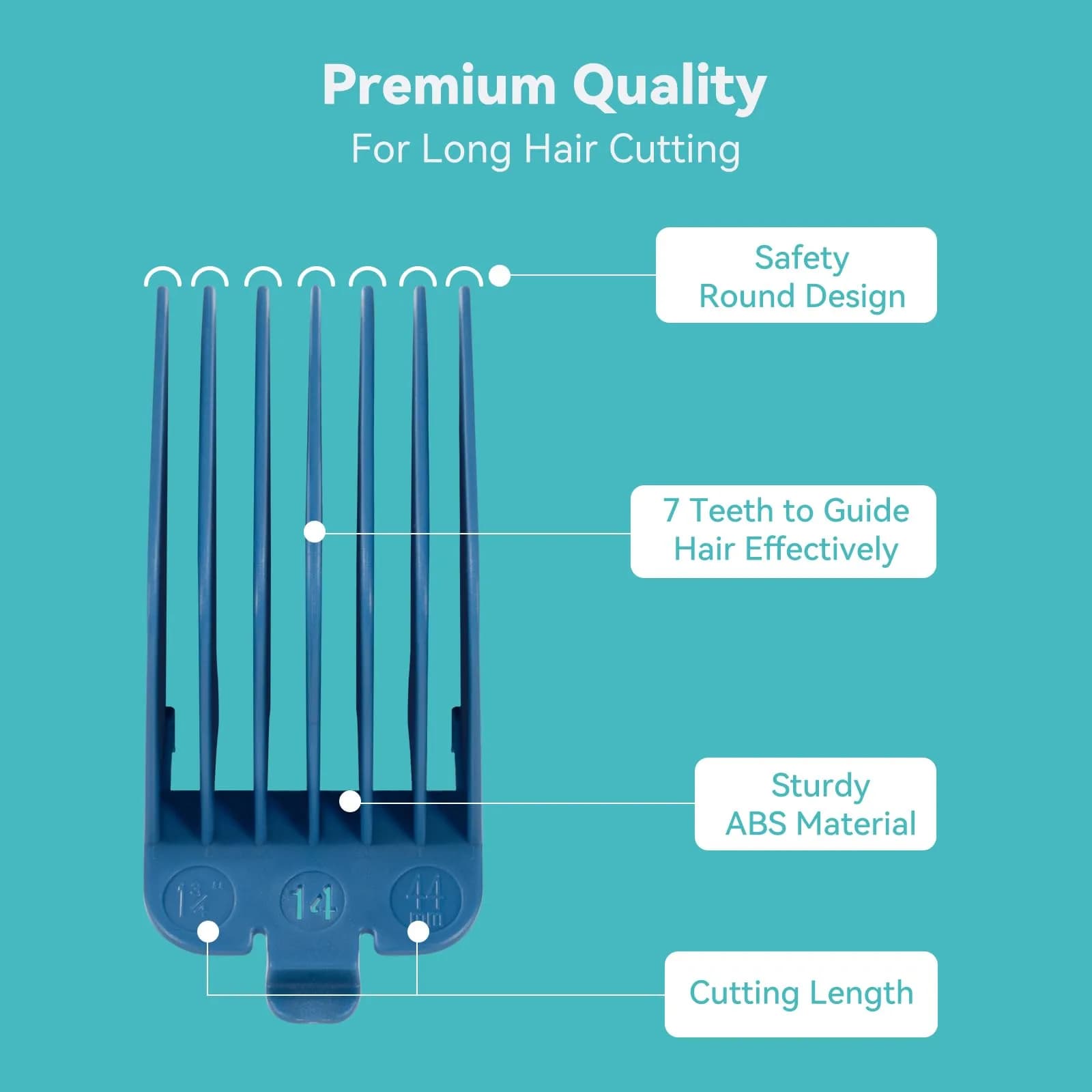 LAVEST Clipper Guards Set with 4 Sizes | 1.25" to 2" Cutting Lengths - view 5