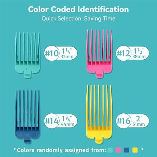 LAVEST Clipper Guards Set with 4 Sizes | 1.25" to 2" Cutting Lengths thumbnail 3